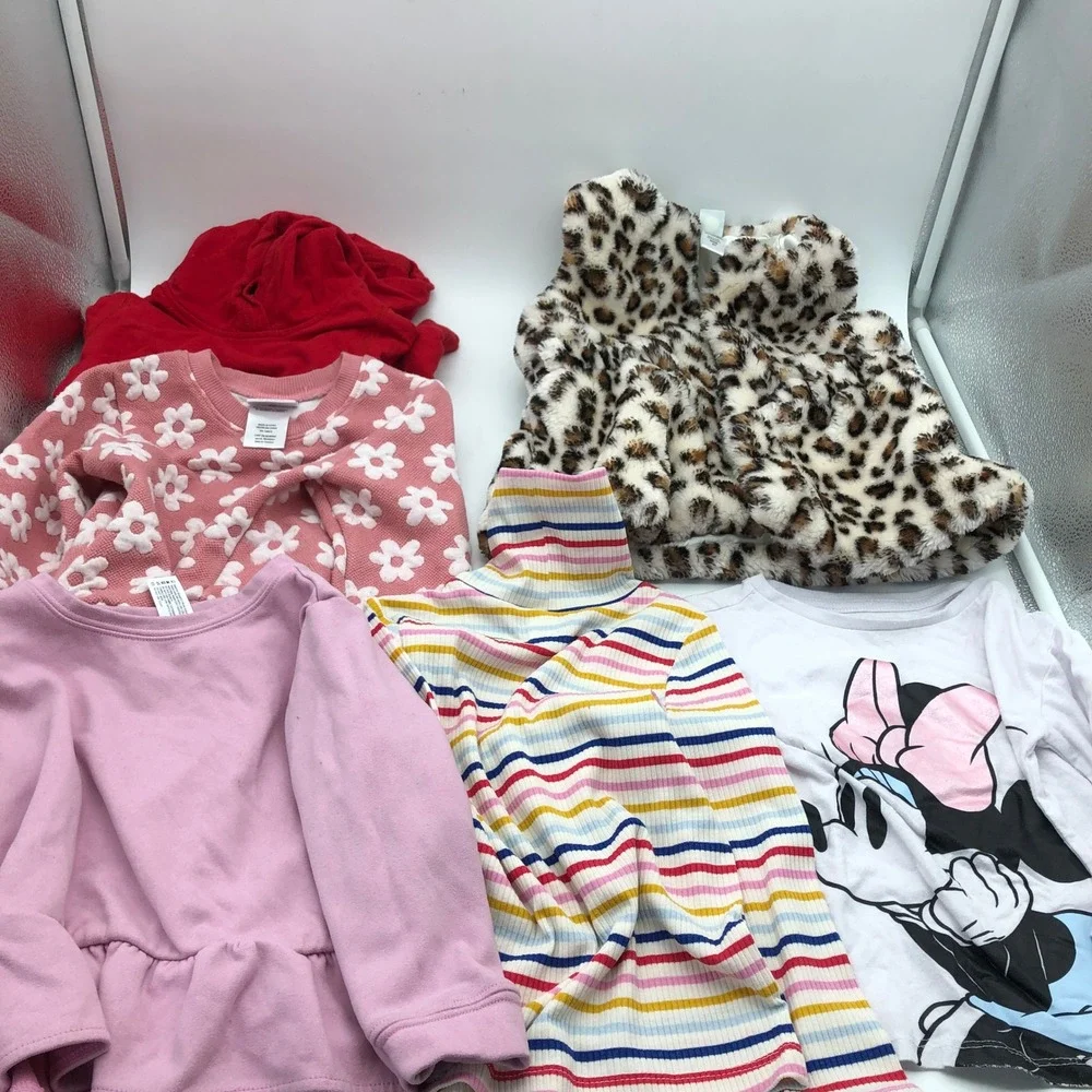 Girls 3T Long Sleeve Dresses T-Shirts BUNDLE Fall Winter Old Navy Cat Jack